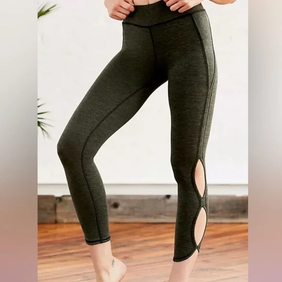 FP Movement by Free People Infinity Cutout Yoga Leggings Charcoal Gray Size S - Picture 10 of 10